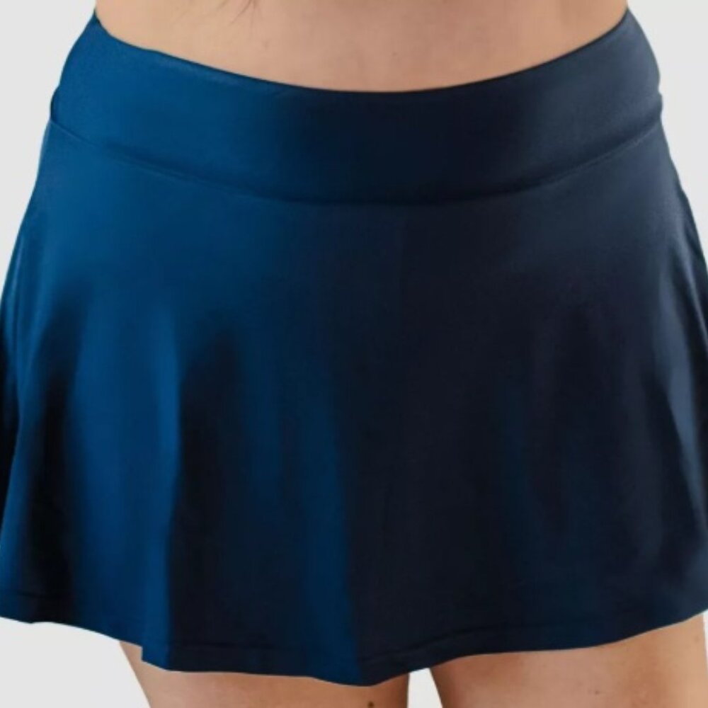 MODLI - ELLA MAE FLOWY SKORT - NAVY - 1X - NWT